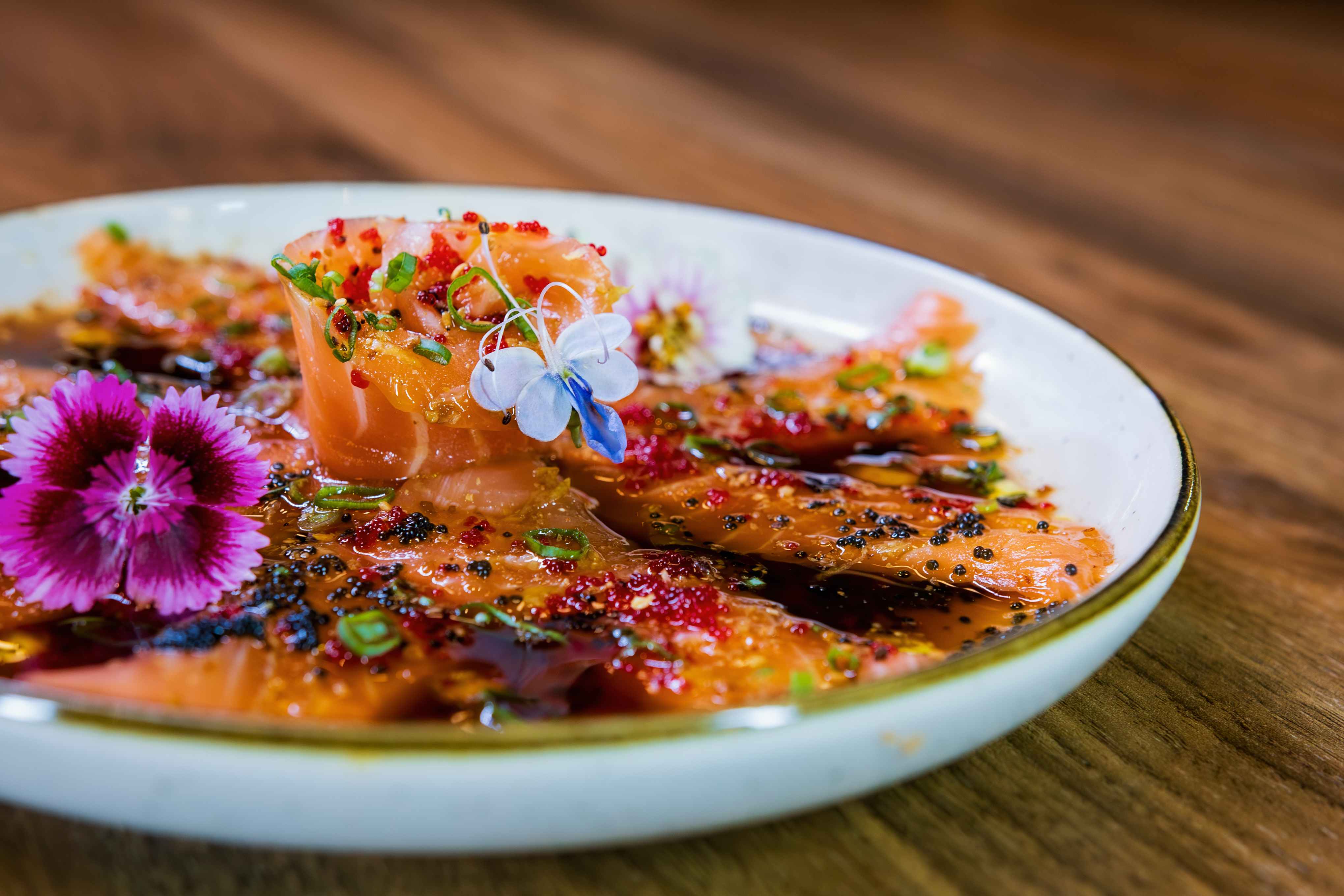 Sashimi de salmão premium